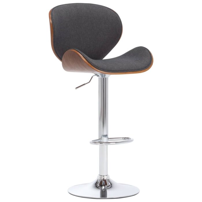 Tabouret de bar Gris Tissu – Image 1