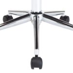 Chaise pivotante à manger Crème Bois courbé et Similicuir – Image 5