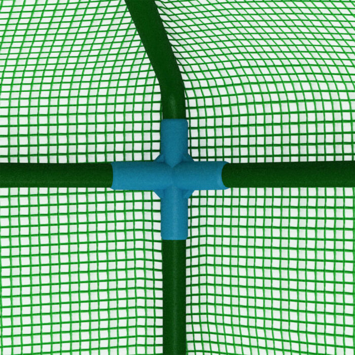 Serre avec étagères Acier 227x223 cm – Image 2