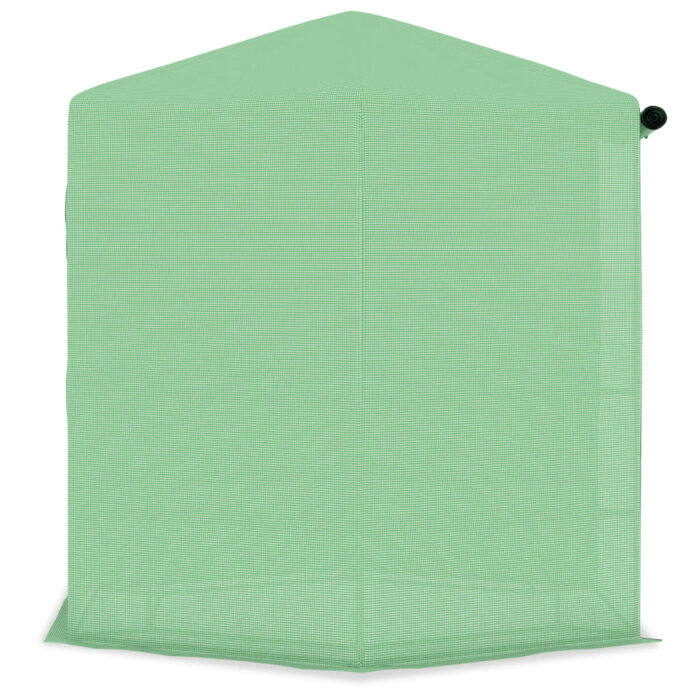 Serre avec étagères Acier 227x223 cm – Image 7