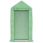 Serre avec cadre en acier 0,5 m² 1x0,5x1,9 m – Image 4