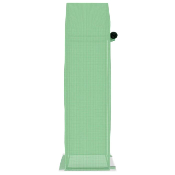 Serre avec cadre en acier 0,5 m² 1x0,5x1,9 m – Image 5