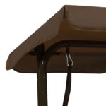 Balancelle pour enfants Marron 115x75x110 cm Tissu – Image 4
