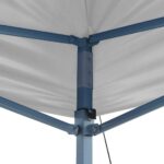 Tente de réception pliable professionnelle 3x6 m Acier Blanc – Image 2