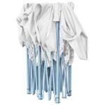 Tente de réception pliable professionnelle 3x6 m Acier Blanc – Image 4
