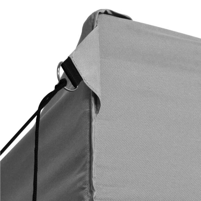 Tente de réception pliable avec 4 parois 3x6 m Acier Anthracite – Image 5