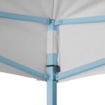 Tente de réception pliable 3x4,5 m Blanc – Image 3