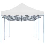 Tente de réception pliable 3x9 m Blanc – Image 2