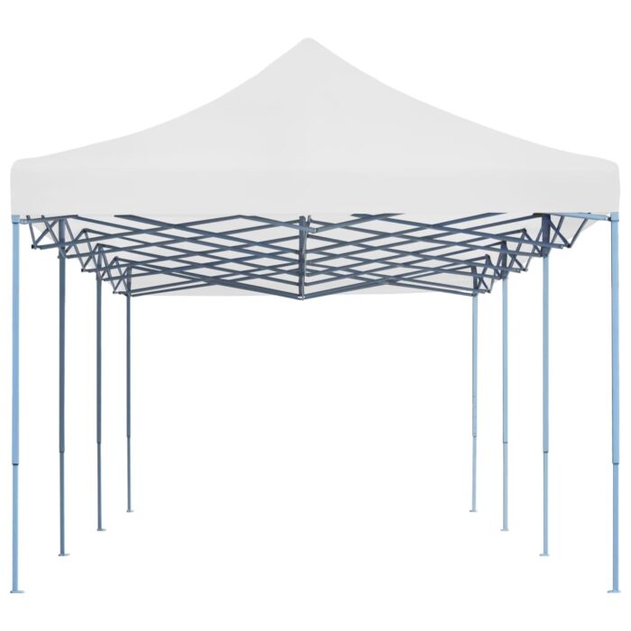 Tente de réception pliable 3x9 m Blanc – Image 2