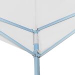 Tente de réception pliable 3x9 m Blanc – Image 3