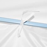 Tente de réception escamotable pliable avec 5 parois 3x9m Blanc – Image 3
