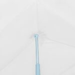 Tente de réception escamotable avec 8 parois 3 x 9 m Blanc – Image 2