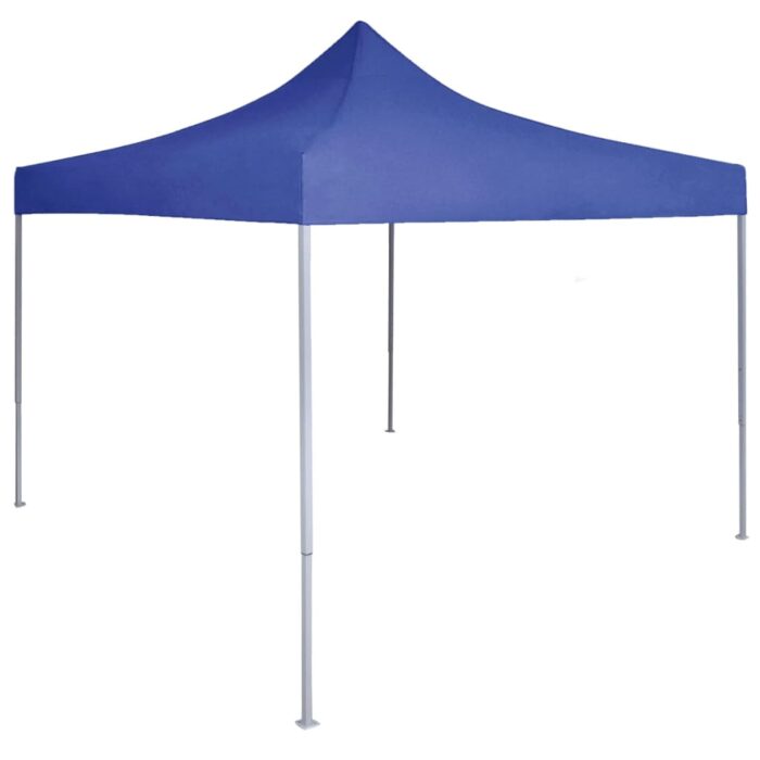 Tente de réception pliable 2x2 m acier bleu – Image 1