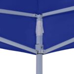 Tente de réception pliable 2x2 m acier bleu – Image 2