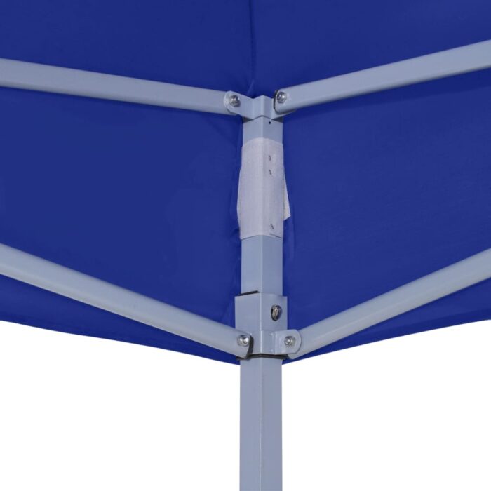 Tente de réception pliable 2x2 m acier bleu – Image 2