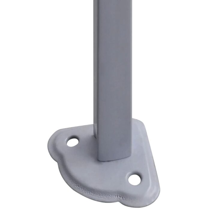 Tente de réception pliable avec 2 parois 2x2 m Acier Bleu – Image 4