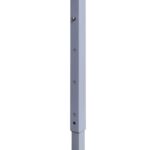 Tente de réception pliable avec 2 parois 2x2 m Acier Crème – Image 3