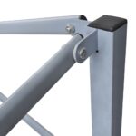 Tente de réception pliable avec 2 parois 2x2 m Acier Crème – Image 6