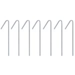 Tente de réception pliable avec 2 parois 2x2 m Acier Crème – Image 7