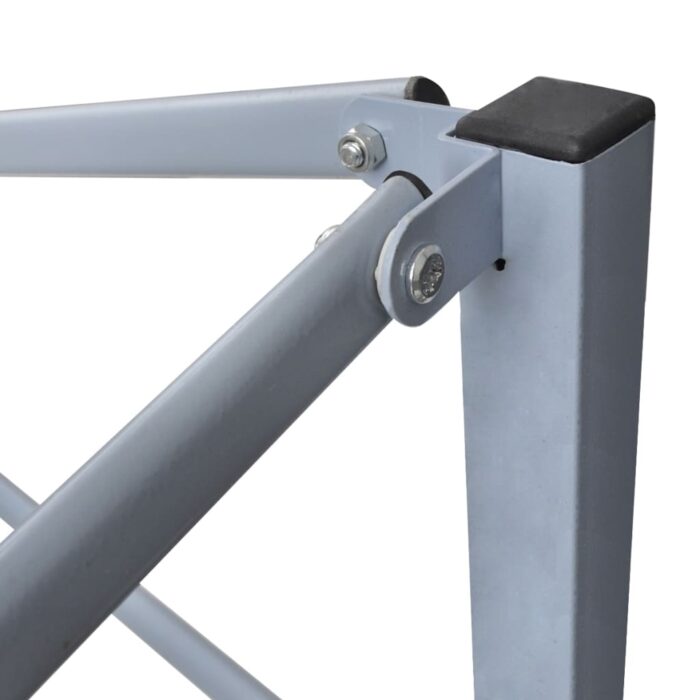 Tente de réception pliable avec 2 parois 2x2 m Acier Anthracite – Image 3