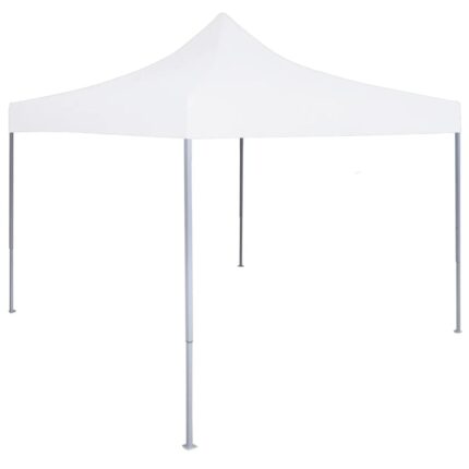 Tente réception pliable professionnelle 2x2 m Acier Blanc