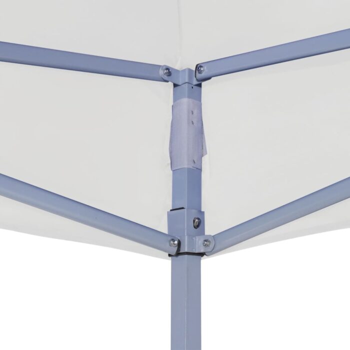 Tente réception pliable professionnelle 2x2 m Acier Blanc – Image 2