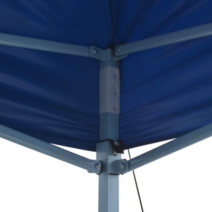 Tente de réception pliable professionnelle 3x4 m Acier Bleu – Image 3