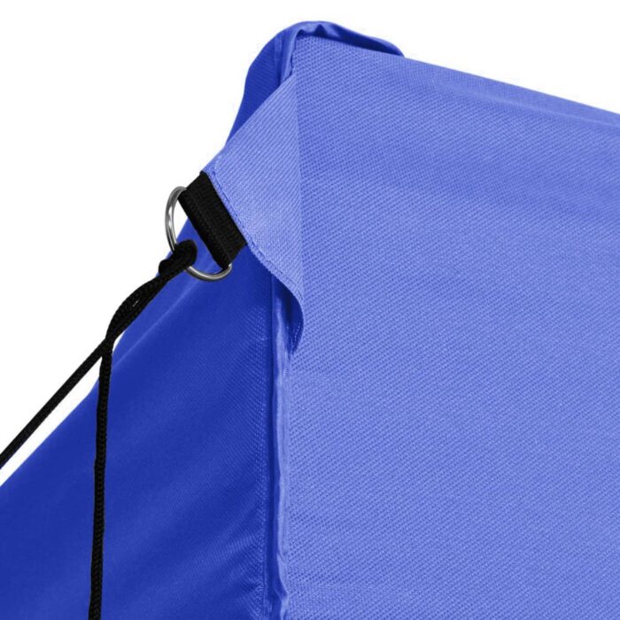Tente de réception pliable avec 4 parois 3x4 m Acier Bleu – Image 5