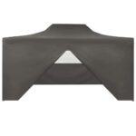 Tente de réception pliable avec 4 parois 3x4 m Acier Anthracite – Image 2