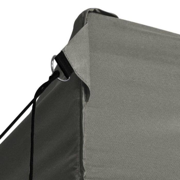 Tente de réception pliable avec 4 parois 3x4 m Acier Anthracite – Image 5