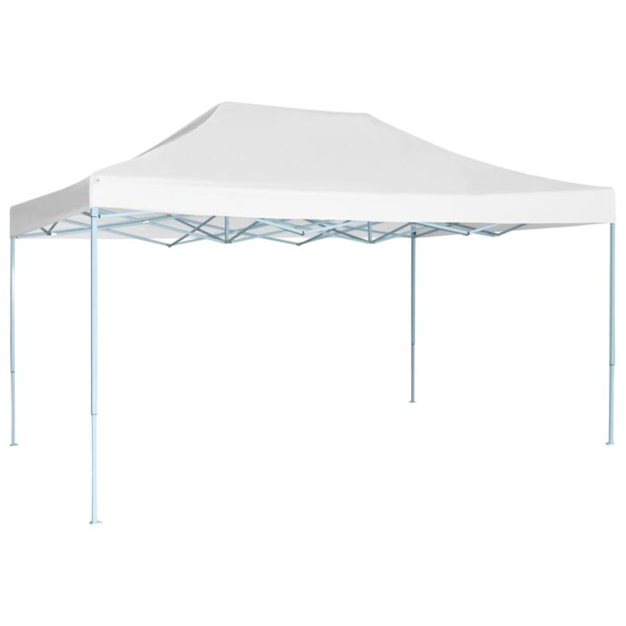 Tente de réception pliable professionnelle 3x4 m Acier Blanc – Image 1