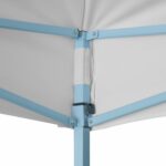 Tente de réception pliable professionnelle 3x4 m Acier Blanc – Image 3