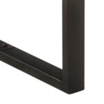 Table de salle à manger 140x70x76 cm Bois d'acacia solide – Image 4