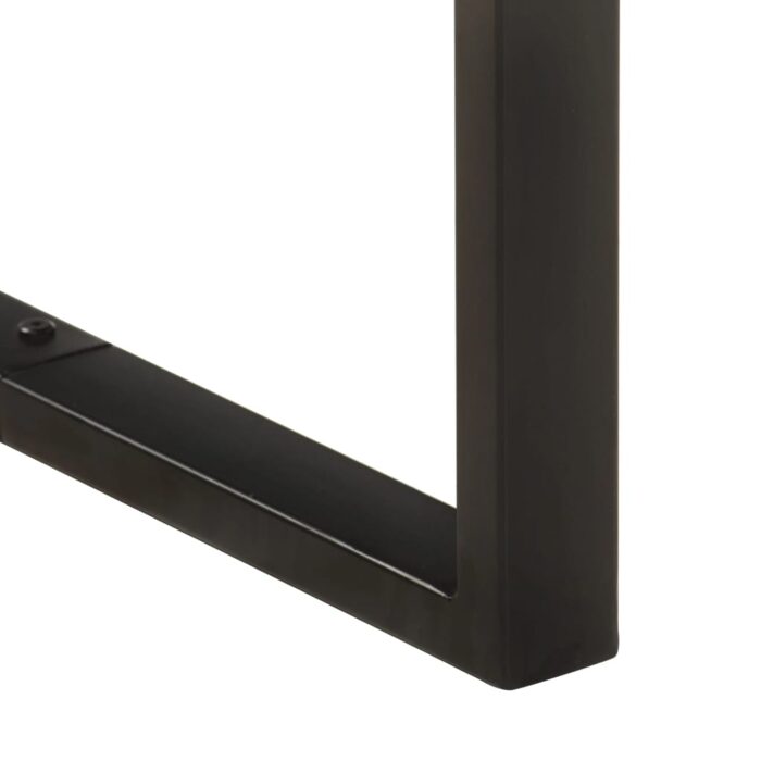 Table de salle à manger 140x70x76 cm Bois d'acacia solide – Image 4