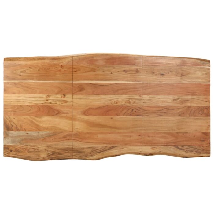 Table de salle à manger 180x90x76 cm Bois d'acacia massif – Image 2