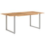Table de salle à manger 180x90x76 cm Bois d'acacia massif – Image 6