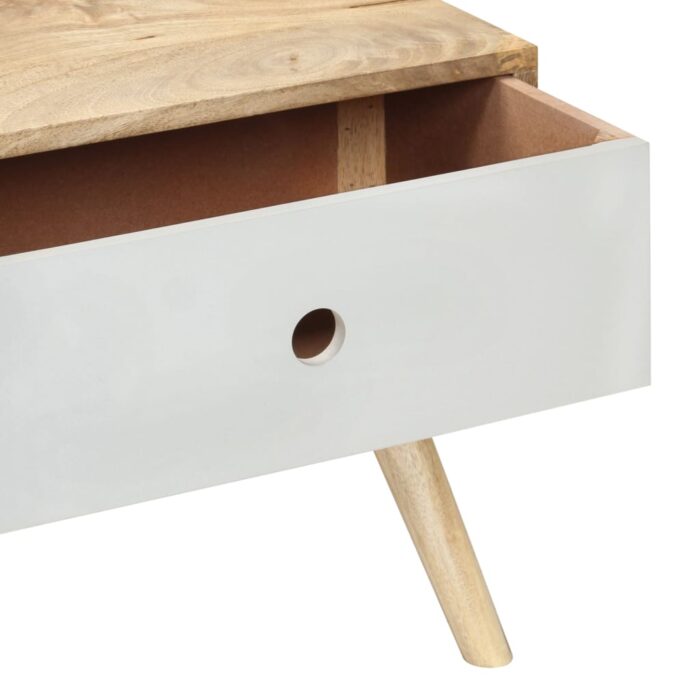 Table basse 90x50x40 cm Bois de manguier massif – Image 4