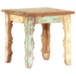 Table basse 40x40x40 cm Bois de récupération solide – Image 4