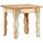 Table basse 40x40x40 cm Bois de récupération solide – Image 5