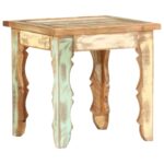 Table basse 40x40x40 cm Bois de récupération solide – Image 7