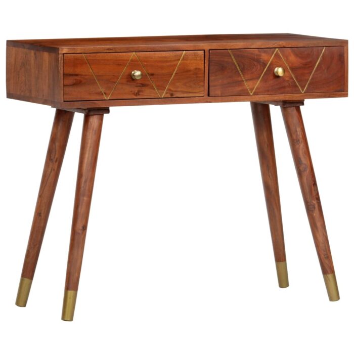 Table console 90x35x76 cm Bois d'acacia massif – Image 1
