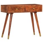 Table console 90x35x76 cm Bois d'acacia massif – Image 11