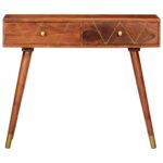 Table console 90x35x76 cm Bois d'acacia massif – Image 4