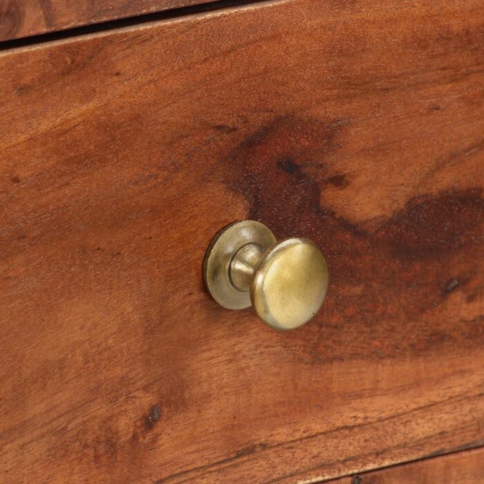 Table console 100x35x76 cm Bois d'acacia massif – Image 2