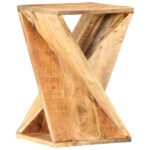 Table d'appoint 35x35x55 cm Bois de manguier massif – Image 7