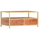 Table basse 90 x 50 x 40 cm Bois d'acacia massif – Image 8