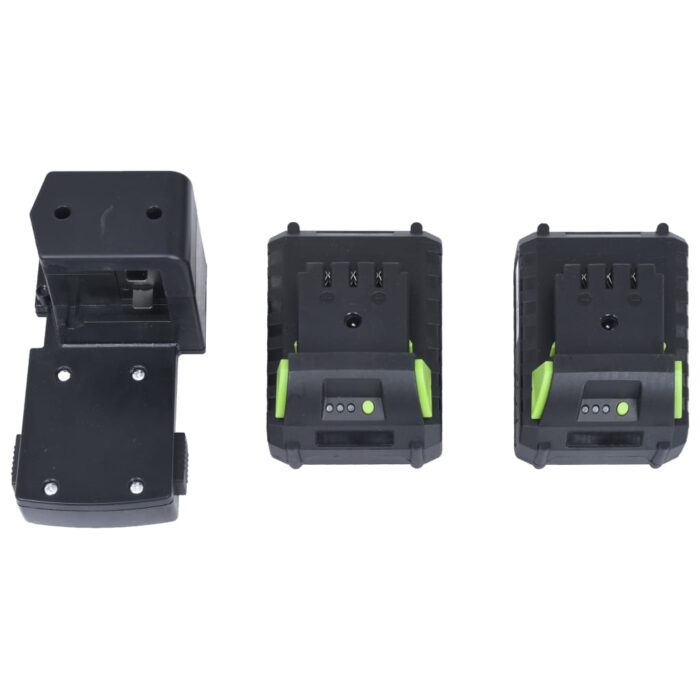 Tondeuse à gazon sans fil avec 2 bloc-piles 20V 2000 mAh Li-ion – Image 10