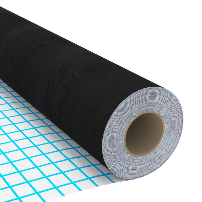 Film autoadhésif pour meubles bois foncé 500x90 cm PVC – Image 4