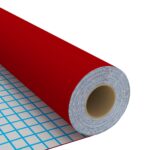 Film autoadhésif pour meubles Rouge 500x90 cm PVC – Image 2