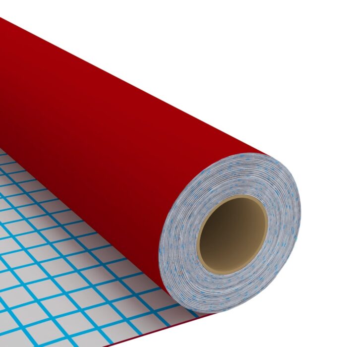 Film autoadhésif pour meubles Rouge 500x90 cm PVC – Image 2